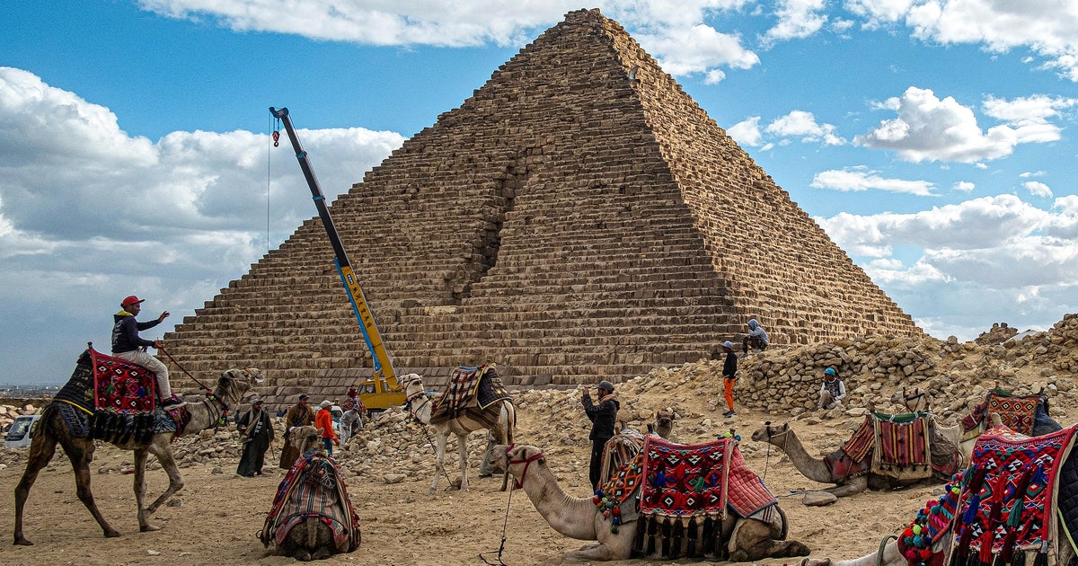 Archaeologists in Egypt embark on a mission to reconstruct the outside of Giza's smallest pyramid