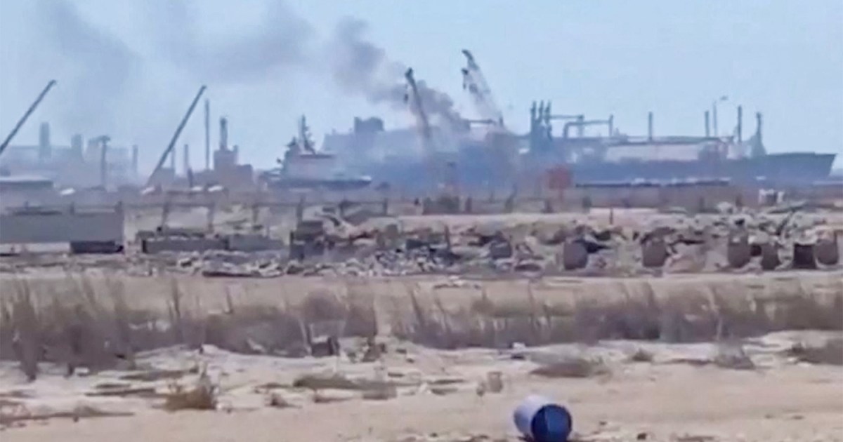Egypt says fire on ships at Damietta port caused by drone